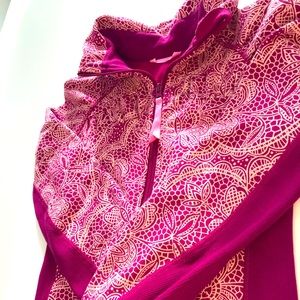 ivivva bright pink sweatshirt.